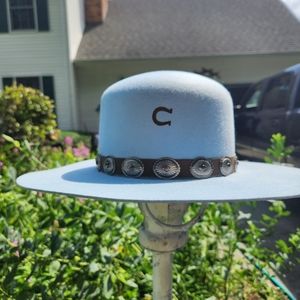 XL Charlie 1 Horse Saguaro Baby Blue Felt Hat